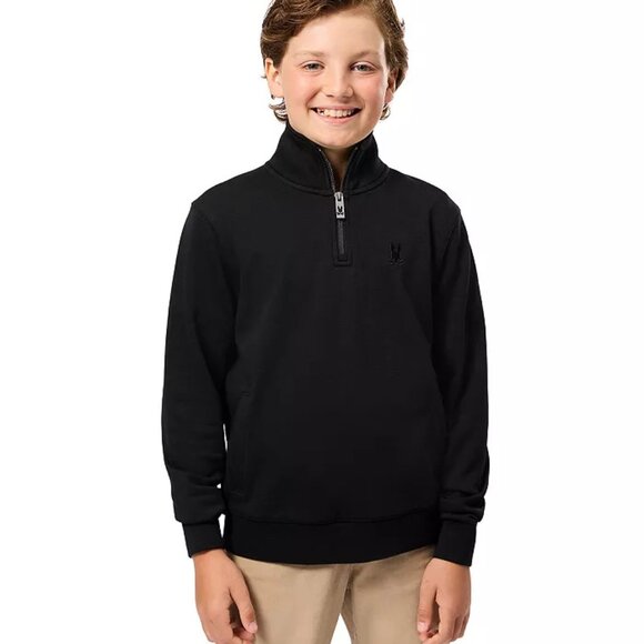 NWT Psycho Bunny Boys' Kids Dayton Half Zip Sweatshirt  XL - Picture 1 of 2